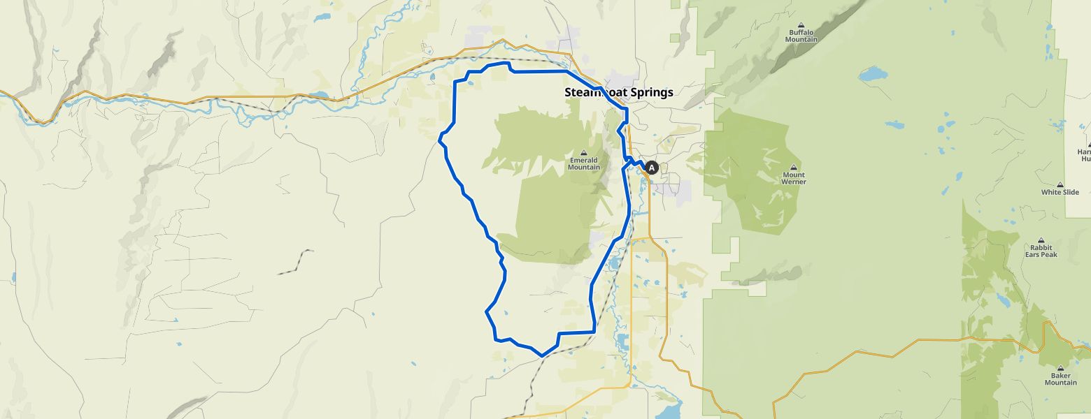 Emerald Mountain Loop Steamboat Springs Bike Tour Komoot ]oB AuAXa@U Av@i@GiA